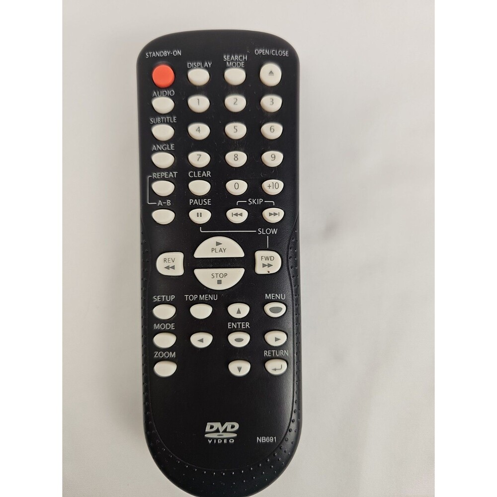 Magnavox NB093 DVD Video Wireless Remote Control - Black, 10m+ Range 2000